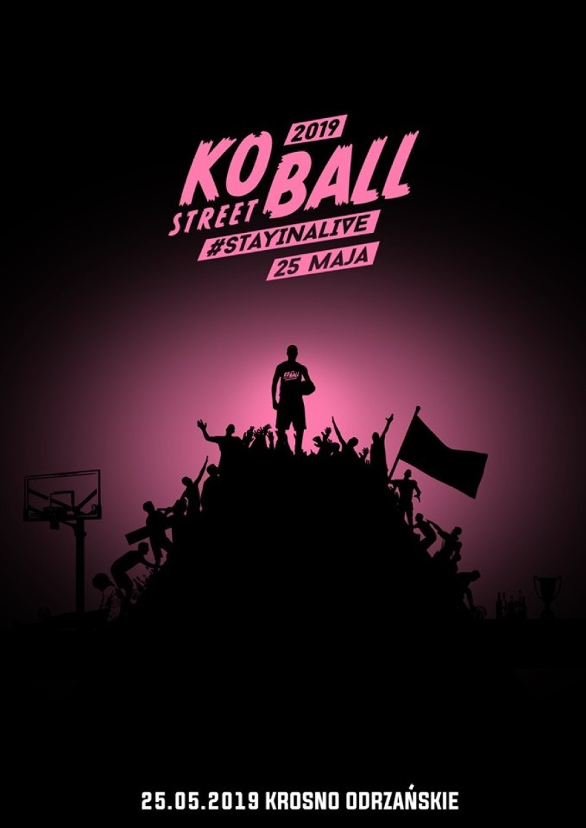 Oficjalny plakat tegorocznej odsłony KO Streetball. Podoba...