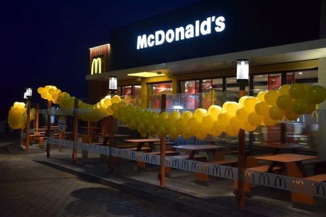W ubiegłym roku McDonald's został otwarty w Wągrowcu