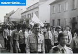 Pochody 1-Majowe w Sycowie na archiwalnych zdjęciach