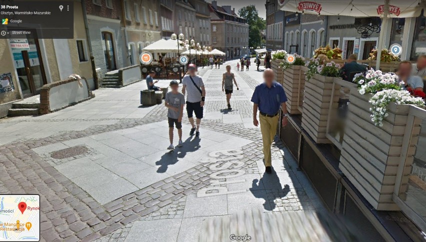 Przyłapani przez Google Street View na ulicach Olsztyna -...