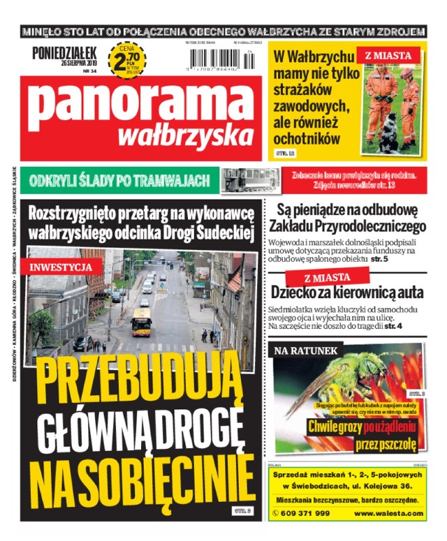 Panorama Wałbrzyska wydanie z 26 sierpnia 2019 r.