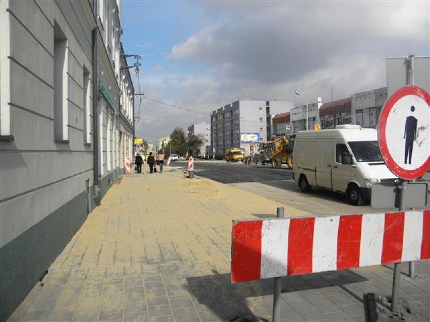 Częstochowa: praca wre na ulicy Warszawskiej. Pierwsze efekty już widoczne