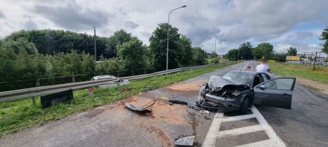 Do groźnego zdarzenia doszło na ulicy 6 Dywizji Piechoty.