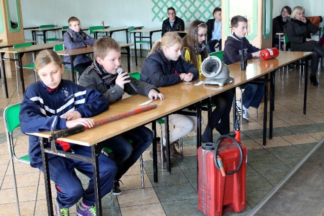 Eliminacje powiatowe konkursu "Młodzież zapobiega pożarom" odbyły się w Wolborzu