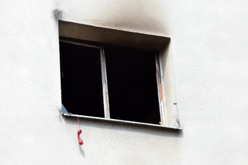 Pożar w mieszkaniu przy ulicy Spółdzielczej w Kielcach. Nie żyje 82-letni mężczyzna
