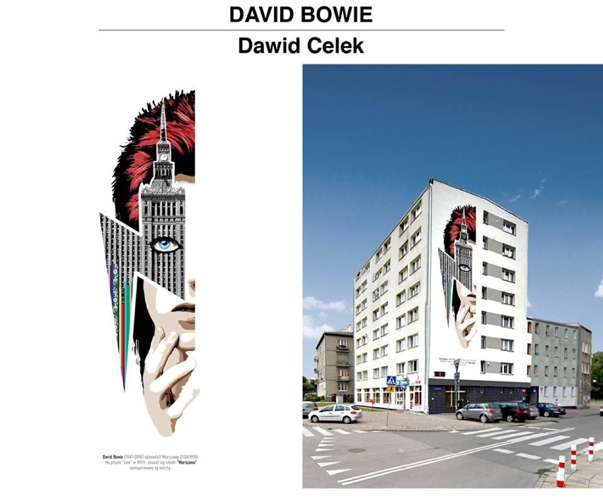 Mural dla Bowiego powstanie na Żoiliborzu. Będzie miał ponad...