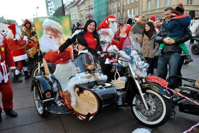 MotoMikołajki 2016 w Warszawie. Parada motocyklistów już po raz ósmy!