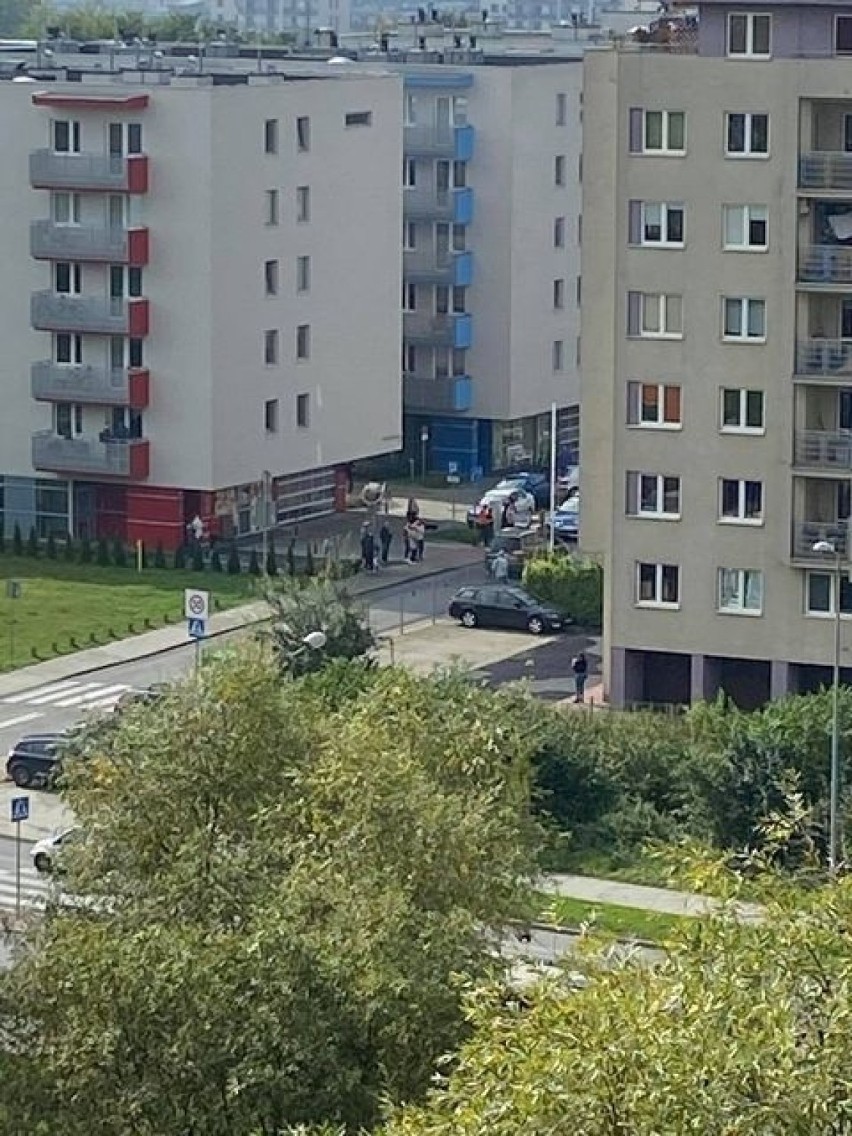 Kraków. Do wypadku doszło na ul. Marchołta na Prądniku...