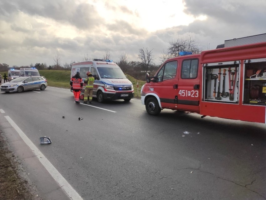 Groźny wypadek na obwodnicy miasta w Żarach