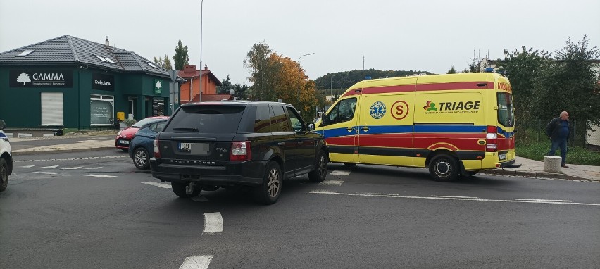 Wypadek koło Szpitala Górniczego w Wałbrzychu. Kierujący...