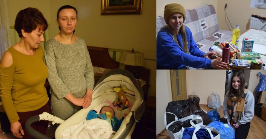 Wieluń. Rodzina z Ukrainy z małym dzieckiem znalazła dach nad głową i pomoc