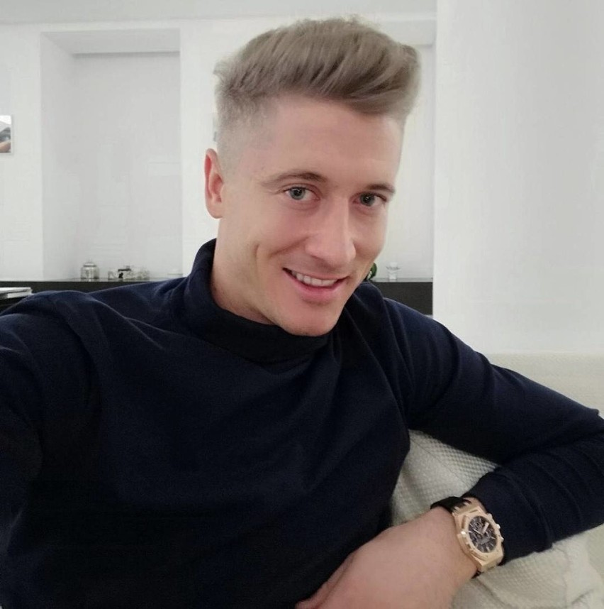 Robert Lewandowski i jego NOWA FRYZURA. Podoba się? [ZDJĘCIA]