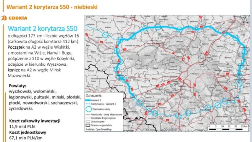 Obwodnica Aglomeracji Warszawskiej coraz bliżej. Pierwsze umowy podpisane jeszcze w tym roku. Którędy przebiegnie kluczowa trasa?