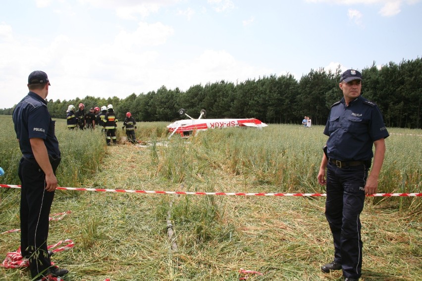 zderzenie samolotów w jedlińsku zdjęcia