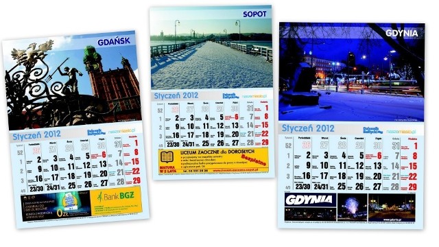 Tak wyglądały kalendarze na 2012 rok. Jakie będą na 2013? Przekonajcie się już w sobotę!