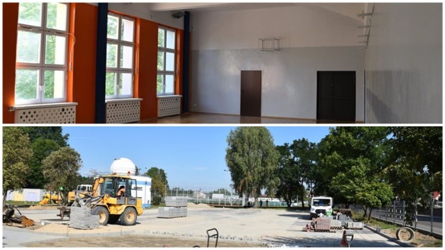 W szkole przy ul. Sportowej w Rypinie wyremontowano salę gimnastyczną. Zmienił się też teren wokół placówki