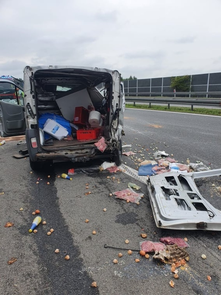 Kierowców jadących autostradą A4 za węzłem Brzesko w...