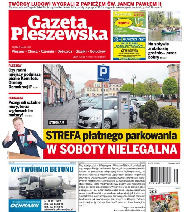 Gazeta Pleszewska jest już w sprzedaży