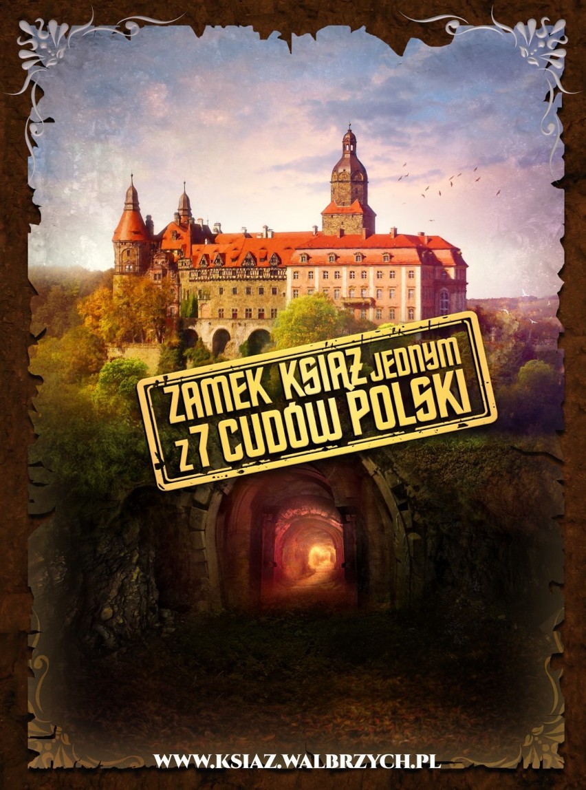 Zamek Książ w Wałbrzychu został oficjalnie jednym z 7 Cudów...