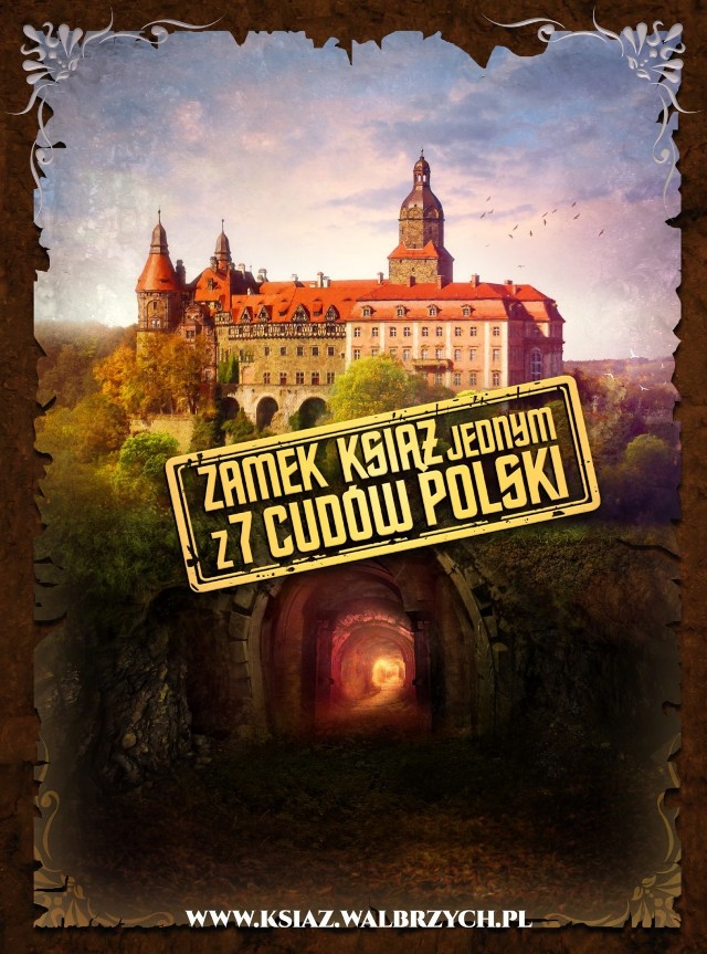 Zamek Książ w Wałbrzychu został oficjalnie jednym z 7 Cudów Polski na 100 lat Niepodległości