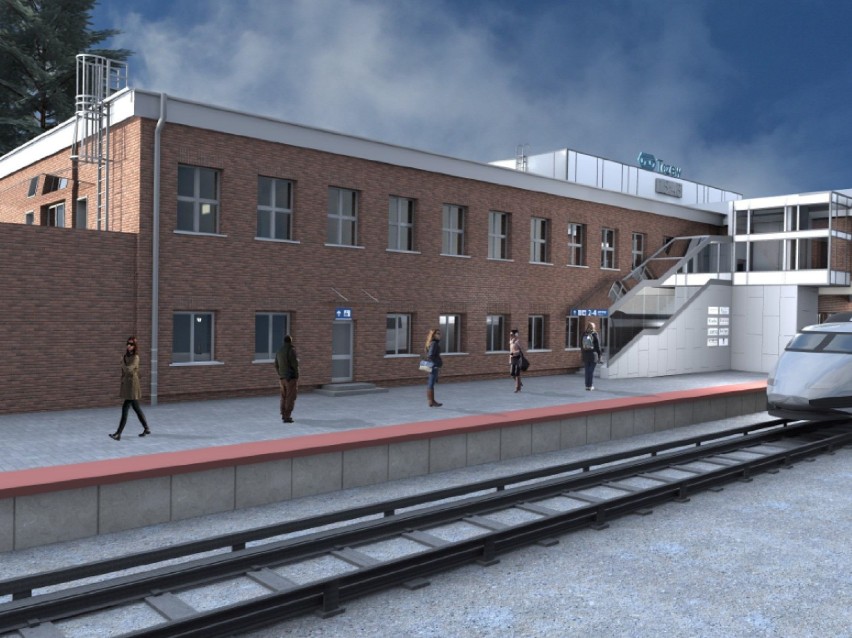 Tak będzie wyglądał dworzec kolejowy w Tczewie po remoncie [WIZUALIZACJE]