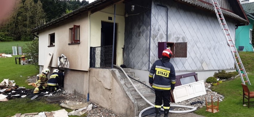 Tragedia w podsądekiej wsi. 87-letnia kobieta zginęła w pożarze domu