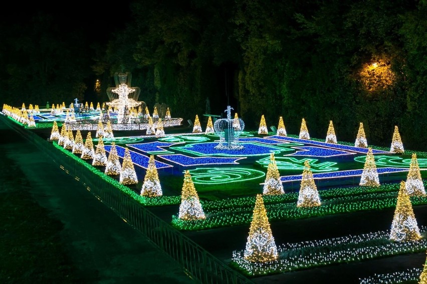 Królewski Ogród Światła w Wilanowie powraca! Świetlną wystawę będzie można podziwiać już od 19 października
