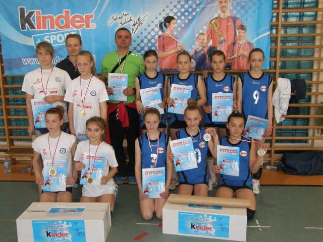 W wojewódzkim finale turnieju Kinder Siatkarki SP1 zdobyły drugie miejsce i awansowały dalej