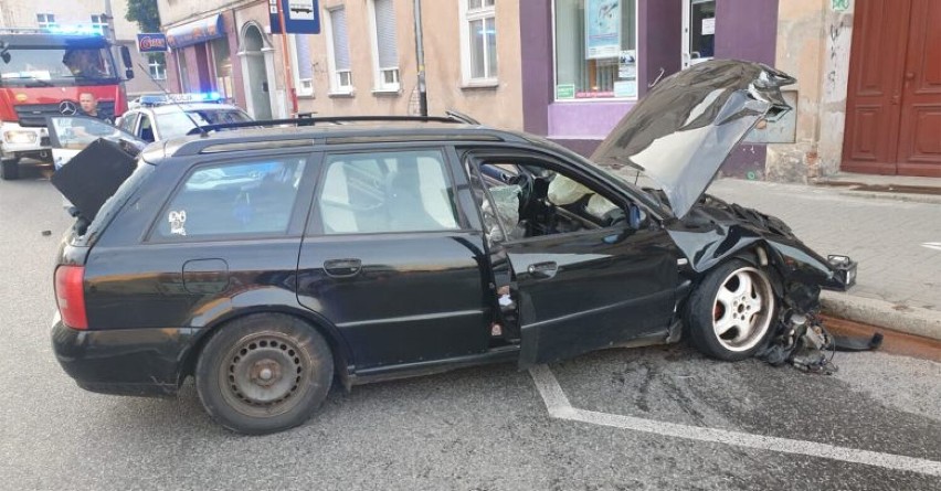 Wypadek na ul. Armii Krajowej w Brzegu.