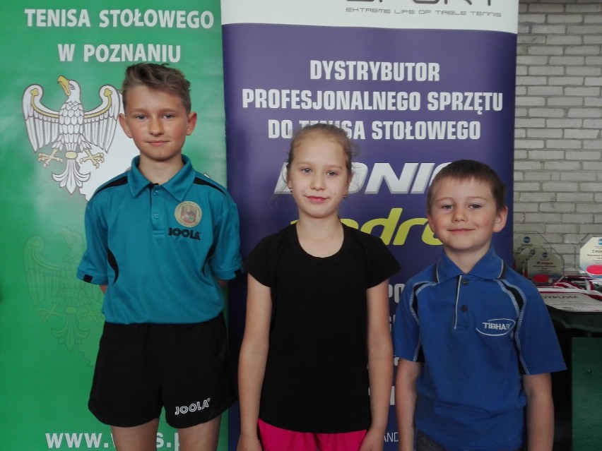 Najmłodsi zawodnicy "Chrobrego" Gizałki uczestniczyli w Mistrzostwach Wielkopolski w tenisie stołowym