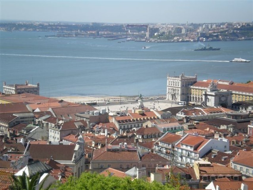 Widok na rzekę Tag. Lizbona. Fot.Anna Kołodziejczyk