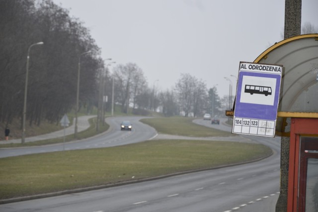 Aleja Odrodzenia w sobotnie popołudnie