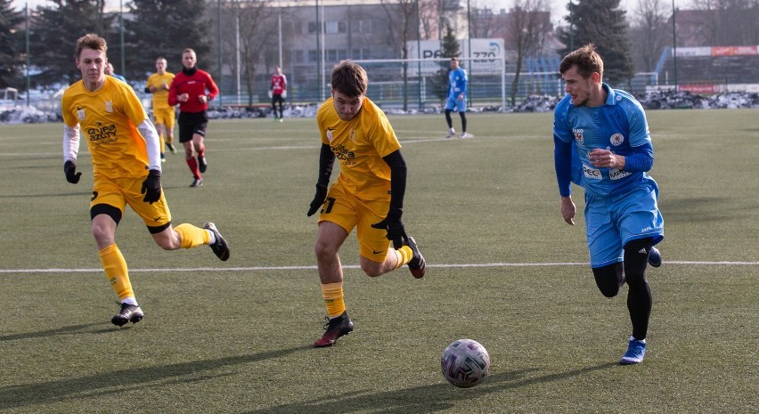 Błękitni Stargard gotowi do gry w II lidze. Strzelili trzy gole w ostatnim sparingu. ZDJĘCIA