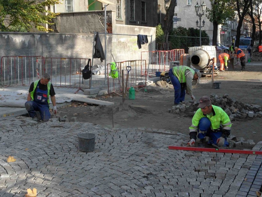 Starówka w Gliwicach w remoncie - kolejne ulice zmieniają wygląda na lepsze