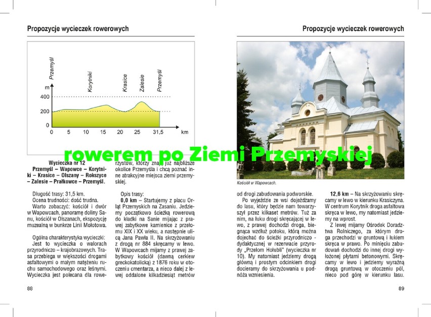 "Rowerem Po Ziemi Przemyskiej". Przewodnik dla miłośników i amatorów wycieczek rowerowych