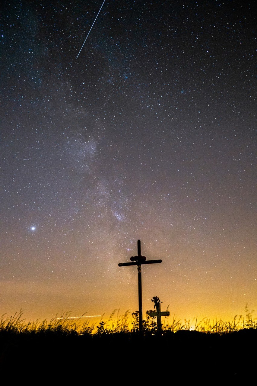 Piękna noc perseidów nad Olkuszem i nie tylko