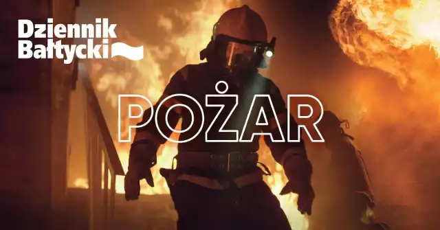 Pożar altany w Gdańsku na ul. Kalinowej, trzy ososby zostały poważnie poszkodowane