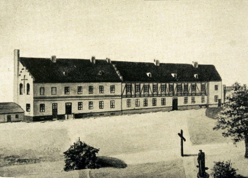 Klasztor we Wrocławiu przy ul. Krupniczej, rok 1858.
