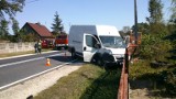 Wypadek w Chlewicach. Zderzyły się dwa pojazdy [zdjęcia]