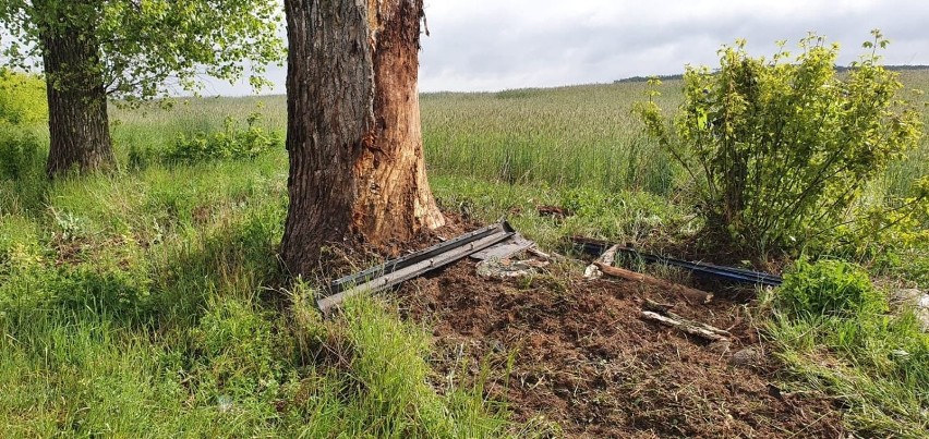 Tragiczny wypadek pod Trzemesznem. Nie żyje 28-latek