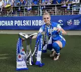 Drzewiczanka Dominika Gąsieniec z Pucharem Polski w piłce nożnej kobiet