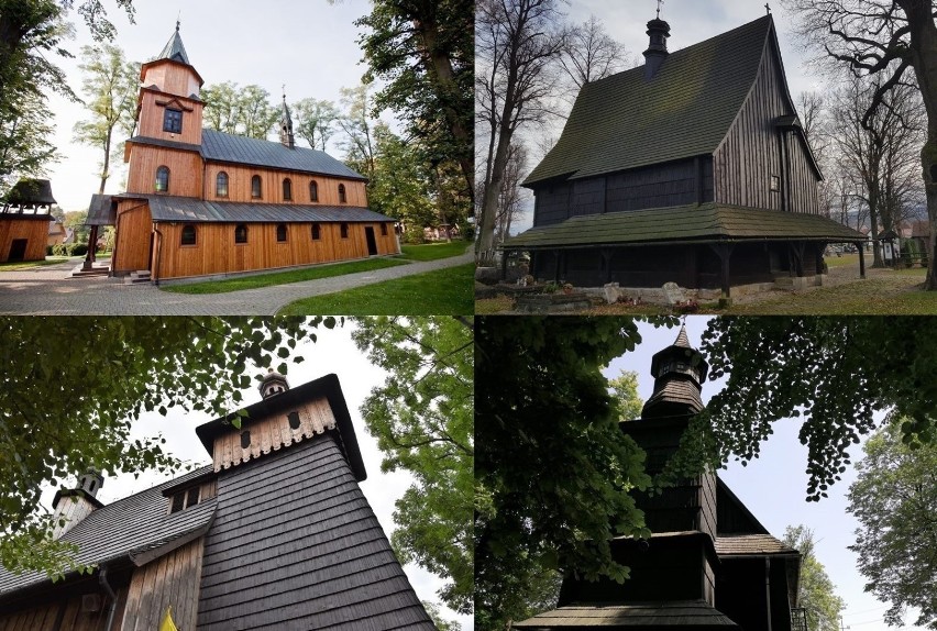 Najpiękniejsze drewniane kościoły w powiatach bocheńskim,...