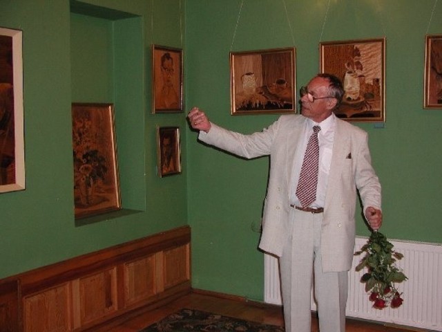 Prace nieżyjącego Edmunda Kapłońskiego (na fot.) będzie można podziwiać w muzeum w Osieku nad Notecią.