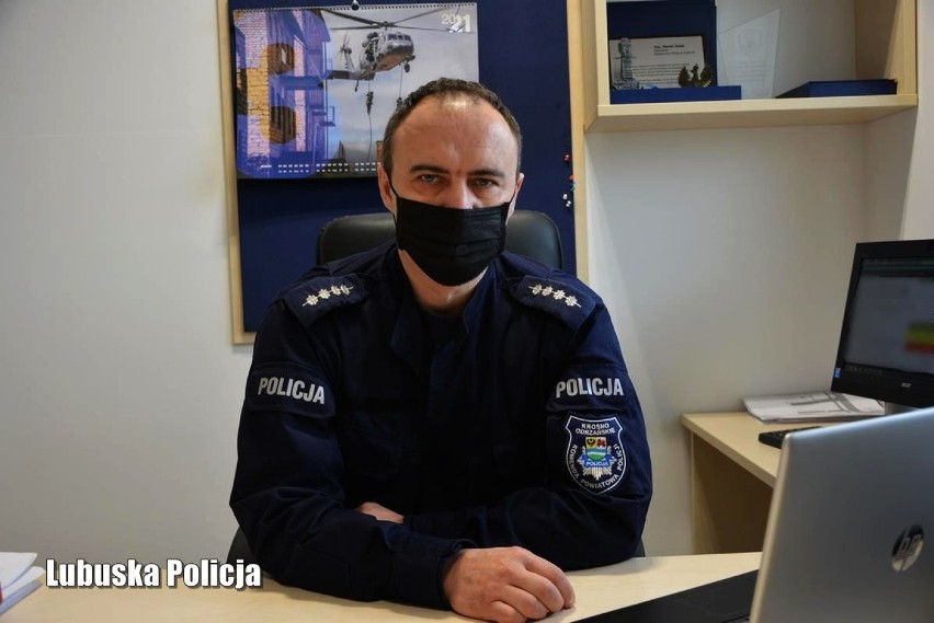 Policjant z Krosna Odrzańskiego uratował mężczyznę, który...