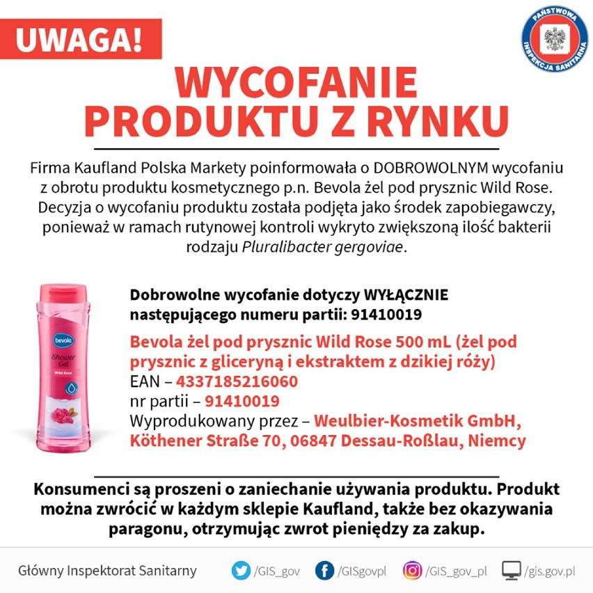 Uwaga! Kaufland wycofuje ten produkt! Lepiej go nie stosuj!