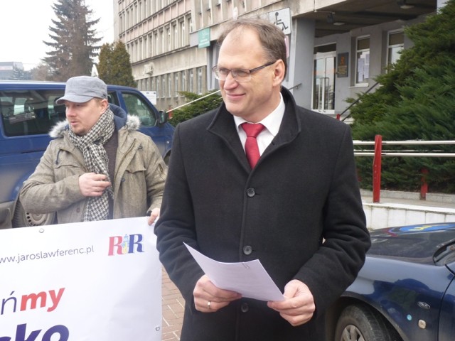 Jestem oficjalnie kandydatem na prezydenta Radomska. Od dziś rozpoczynamy kampanię wyborczą - mówił we wtorek (5 stycznia) Jarosław Ferenc
