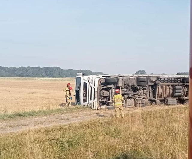 Wypadek pod Bierzowem - 18.08.2022r.