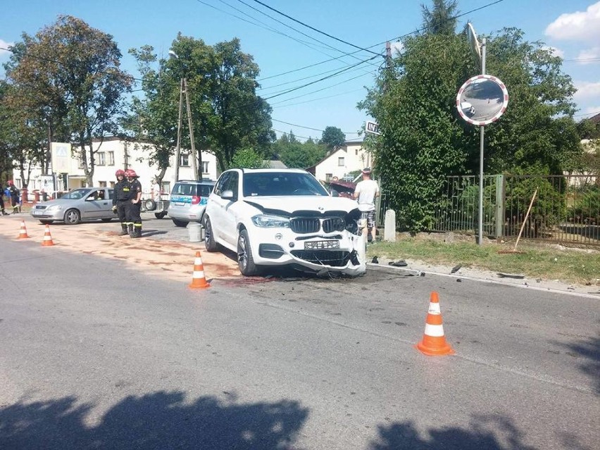 Wypadek w Chełmie. Zderzyły się dwa samochody [ZDJĘCIA]