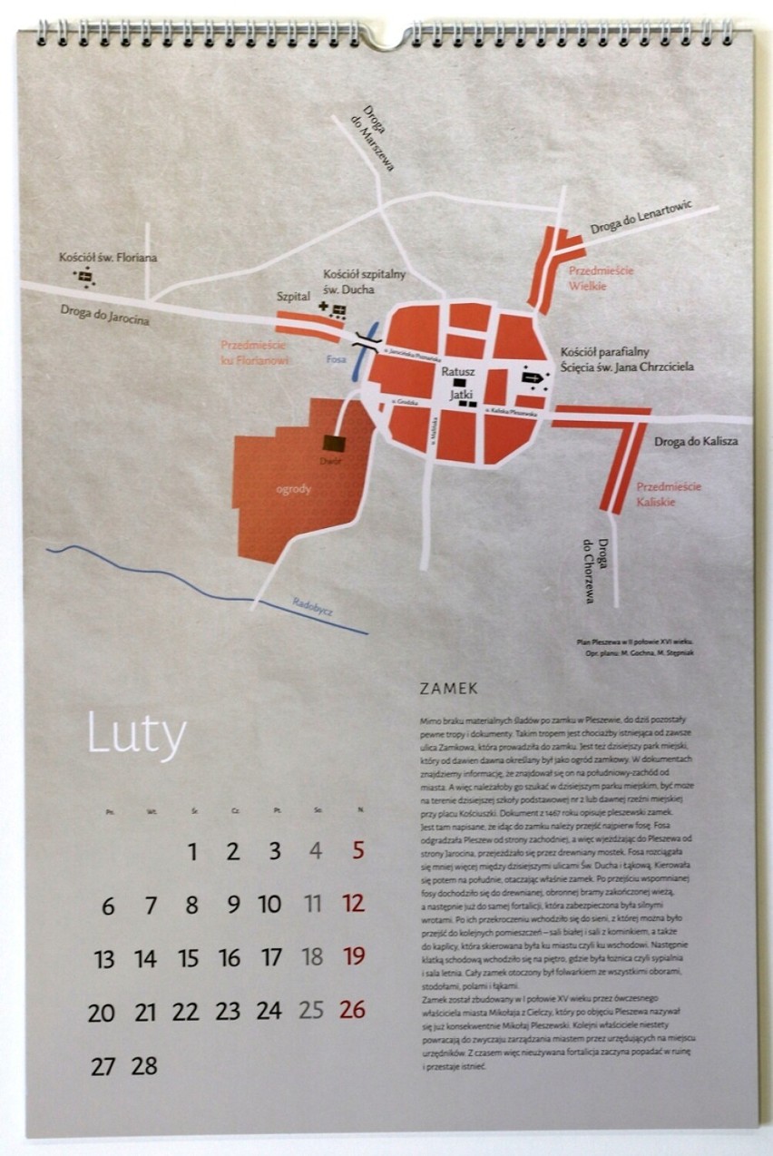 Kalendarz można nabyć w Muzeum Regionalnym w Pleszewie w cenie 30 złotych