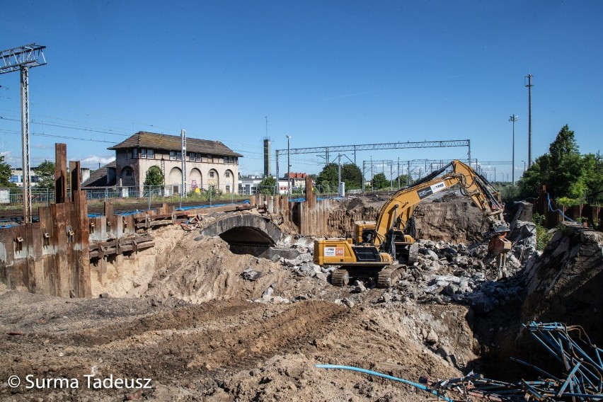 Trwają kolejne prace niedaleko dworca PKP w Stargardzie [ZDJĘCIA]